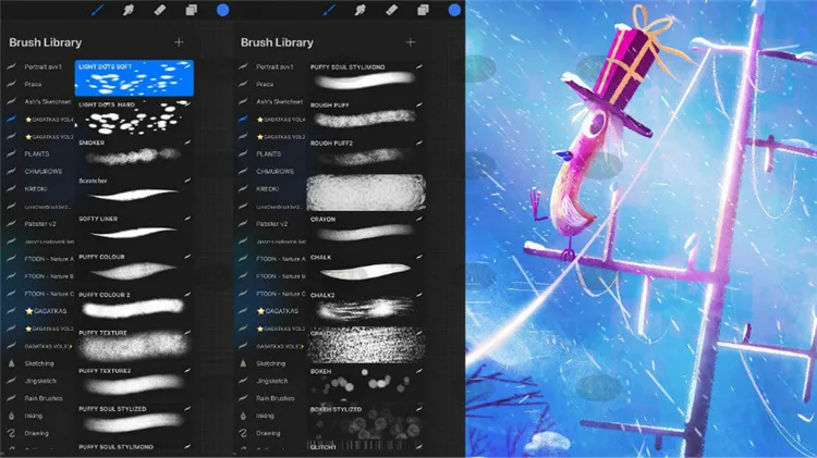 加卡特卡斯gacatka vol4 合集｜Procreate笔刷详情图 10