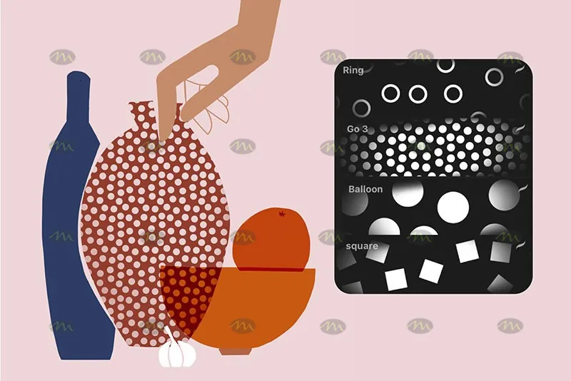 34个经典几何图案｜Procreate笔刷详情图 6