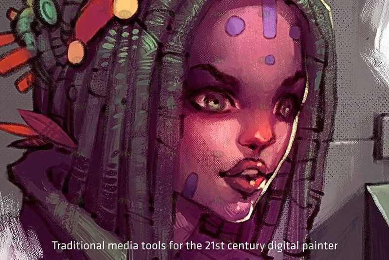 25个专业CG游戏原画｜Procreate笔刷详情图 6