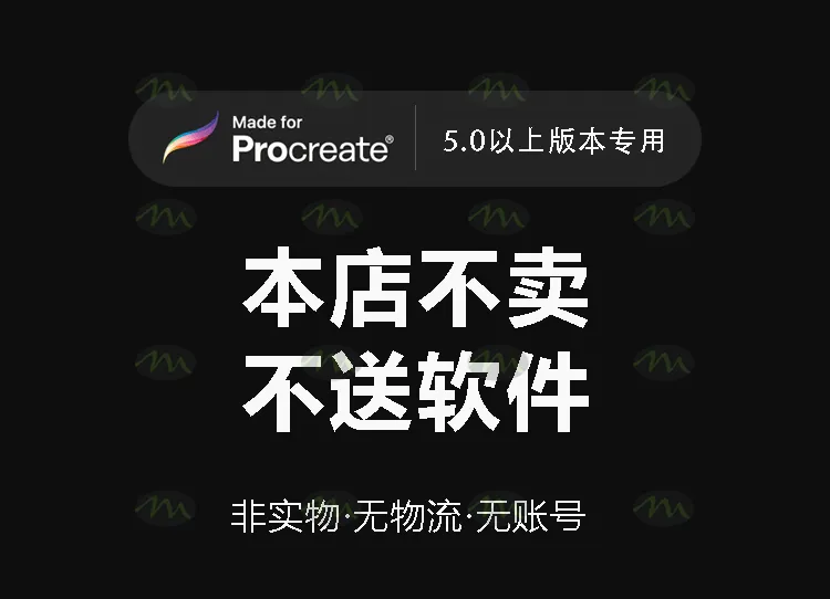 干画笔插画漫画噪点材质肌理纹理｜Procreate笔刷详情图 2