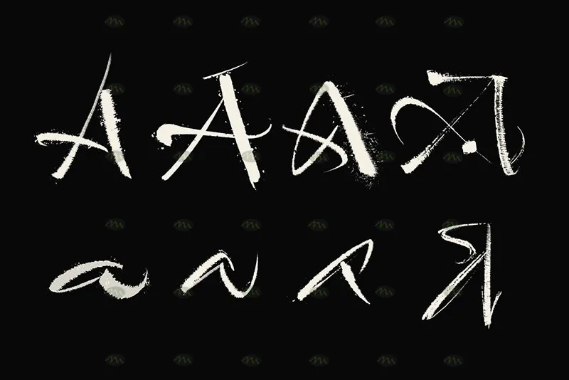 14个书法｜Procreate笔刷详情图 7