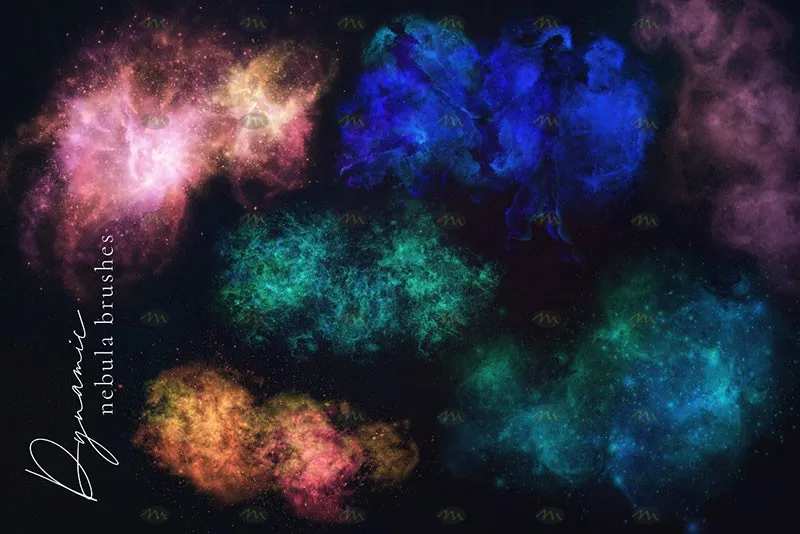 97个银河星系｜Procreate笔刷详情图 9