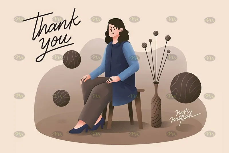 12个扁平人物形象设计｜Procreate笔刷详情图 8