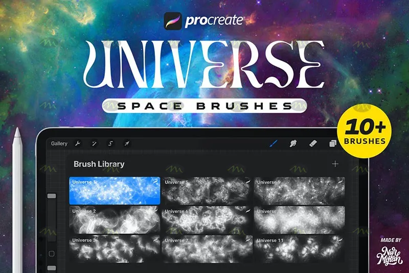 11个星空星云｜Procreate笔刷详情图 11