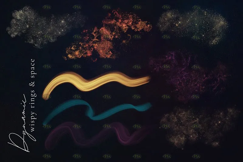 97个银河星系｜Procreate笔刷详情图 13