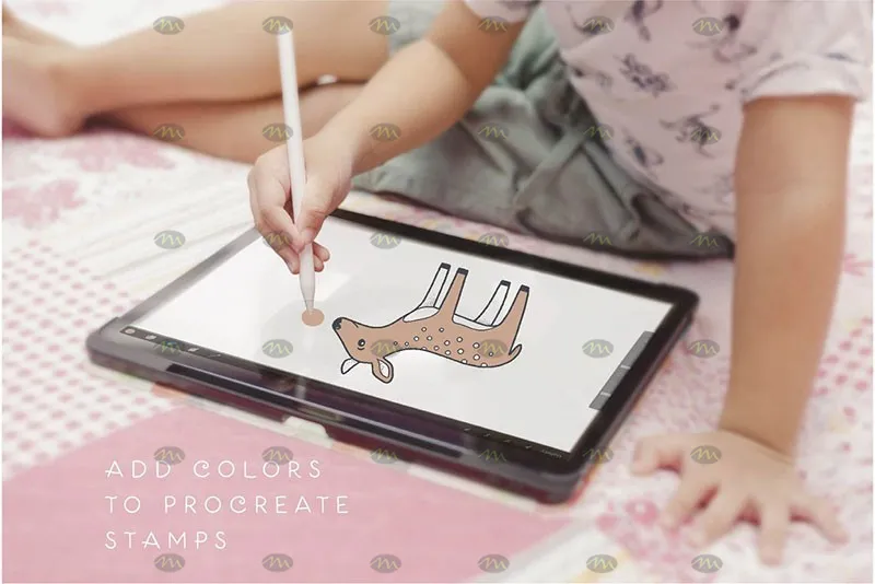 48个儿插动物植物｜Procreate笔刷详情图 10