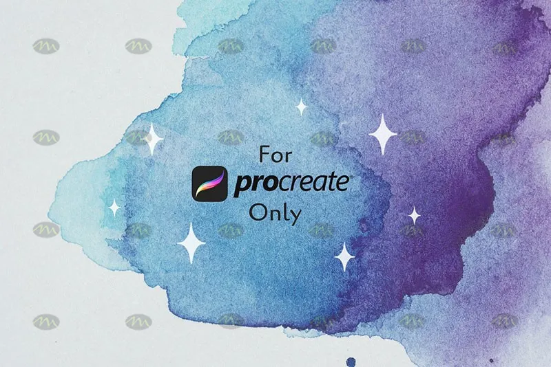 20个自然水彩｜Procreate笔刷详情图 10