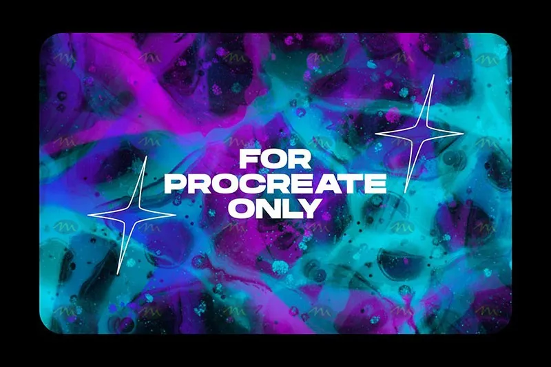 10个液体图像｜Procreate笔刷详情图 8