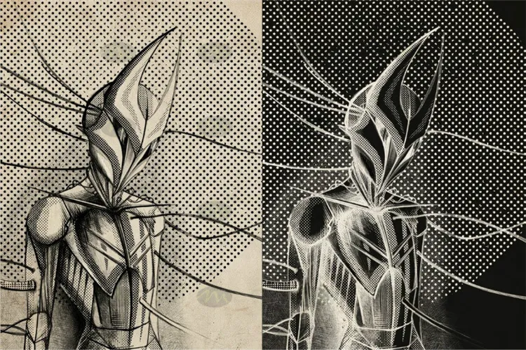 15个半色调网格点状｜Procreate笔刷详情图 6